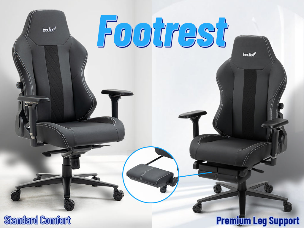 Office Chair with Footrest