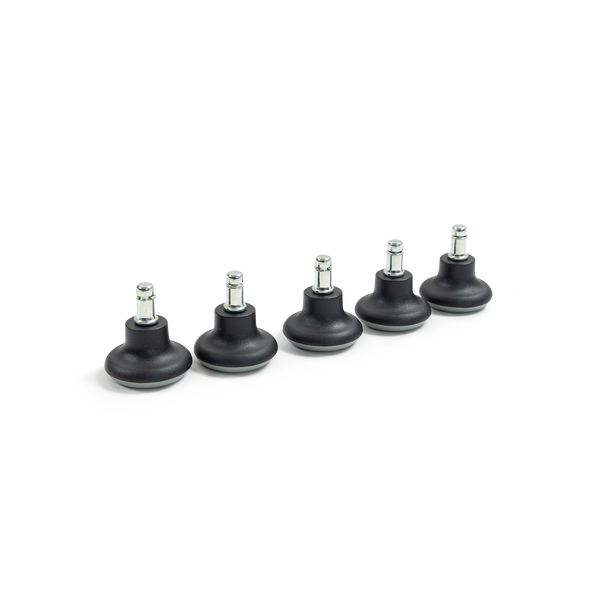 Boulies Lower Fixed Casters -Plastic (set of 5 ) - Plastic